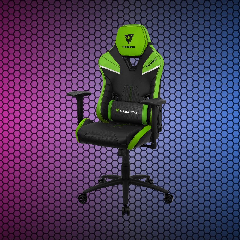 Игровое компьютерное кресло, ThunderX3, TC5-Neon Green